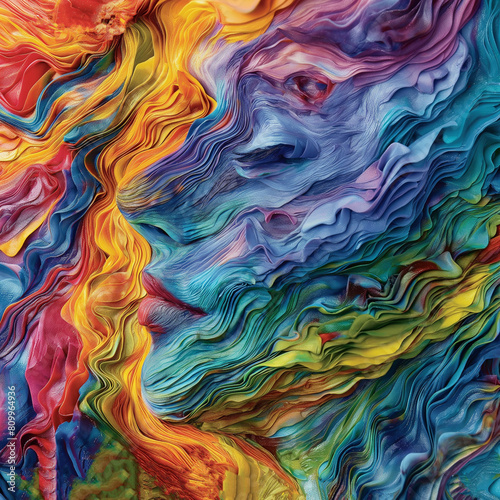 Imagine a world where emotions manifest as tangible entities, swirling and shifting like colors on a canvas. In this world, there exists a mysterious gallery where each room represents a different 
