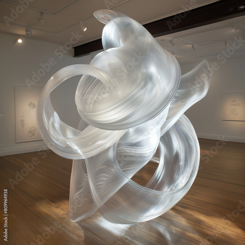 Explore the fluidity of shapes in your artwork. Create a piece where smooth curves and gentle transitions between forms convey a sense of tranquility and harmony. 