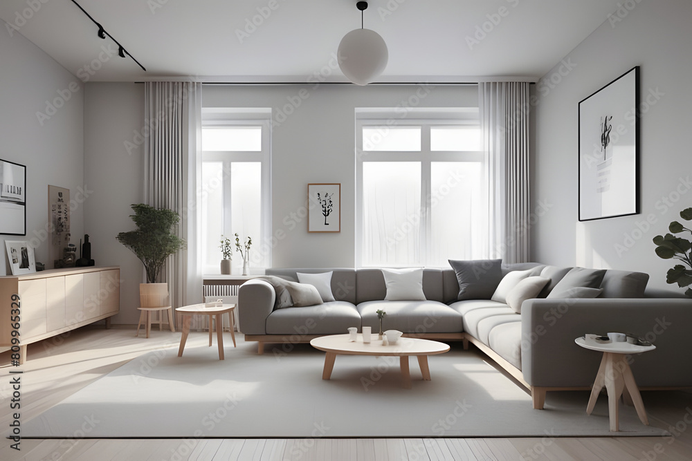 Fototapeta premium nordic-style-room_8