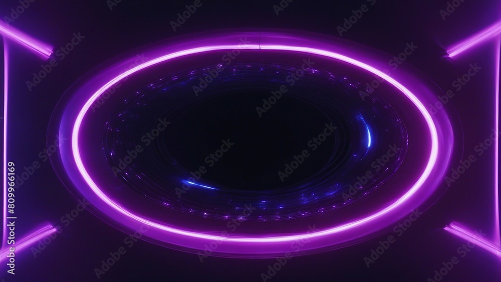 background with glowing lights A black canvas with a circular electric discharge in blue and purple hues background with glowing lights A black canvas with a circular electric discharge in blue and purple hues
