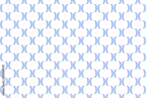 Abstract Seamless Geometric Light Blue and White Pattern and Texture. 