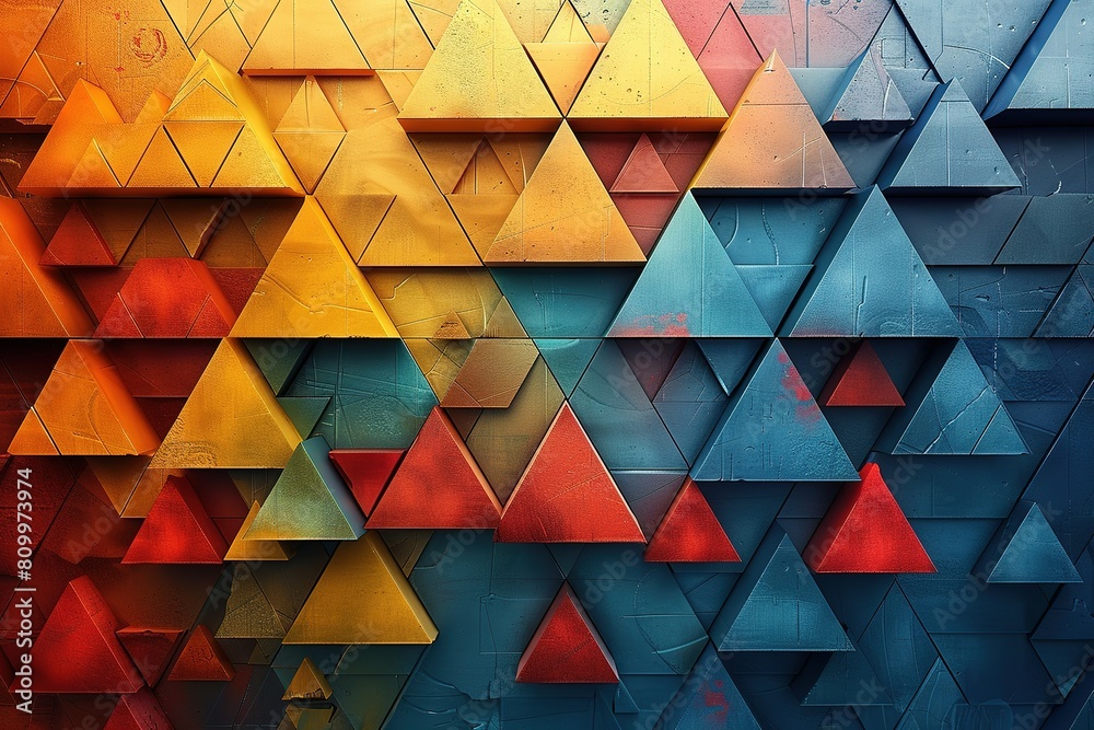 background textured design abstract pattern modern art blue shape wallpaper wall surface triangle geometric