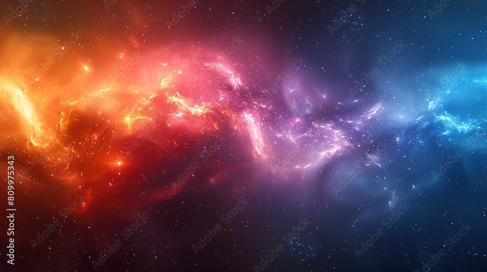 Naklejka premium nebula astronomy space cosmos universe galaxy star night light abstract sky background