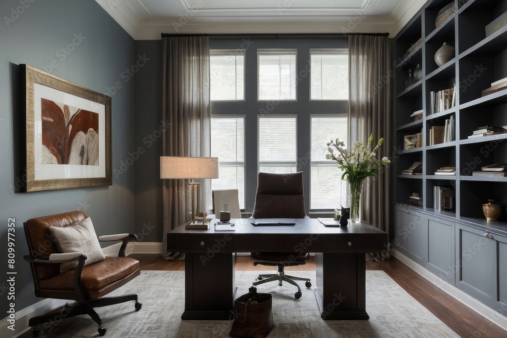 Elegant Home Office Interior Design Elegant Home Office Interior Design