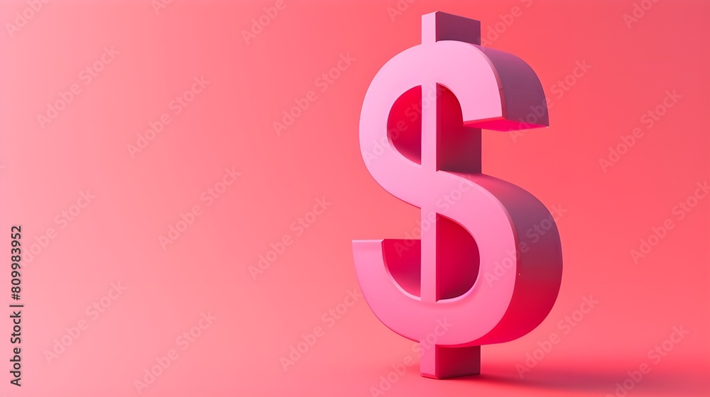 Obraz premium Financial symbols such as dollar sign, arrow going up, wallet, coins, graph, and bank