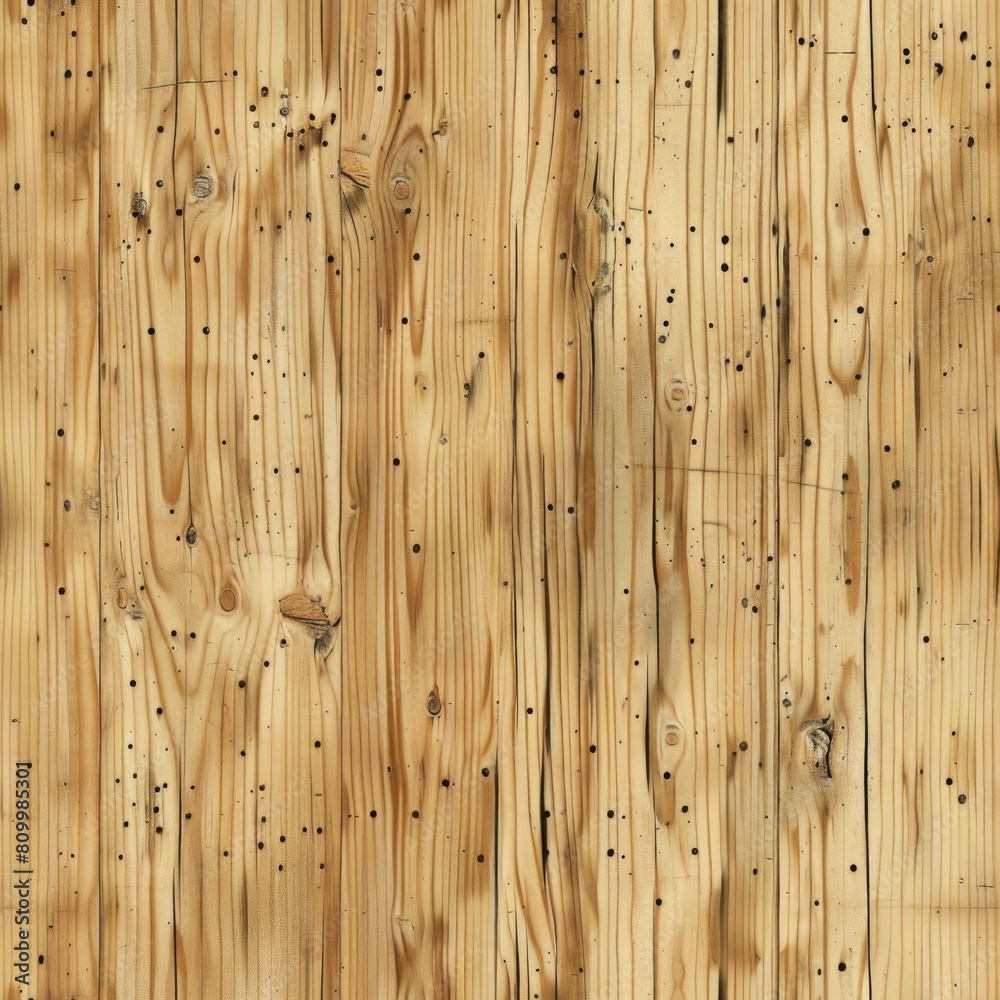 Fototapeta premium Pine wood seamless pattern, wooden texture