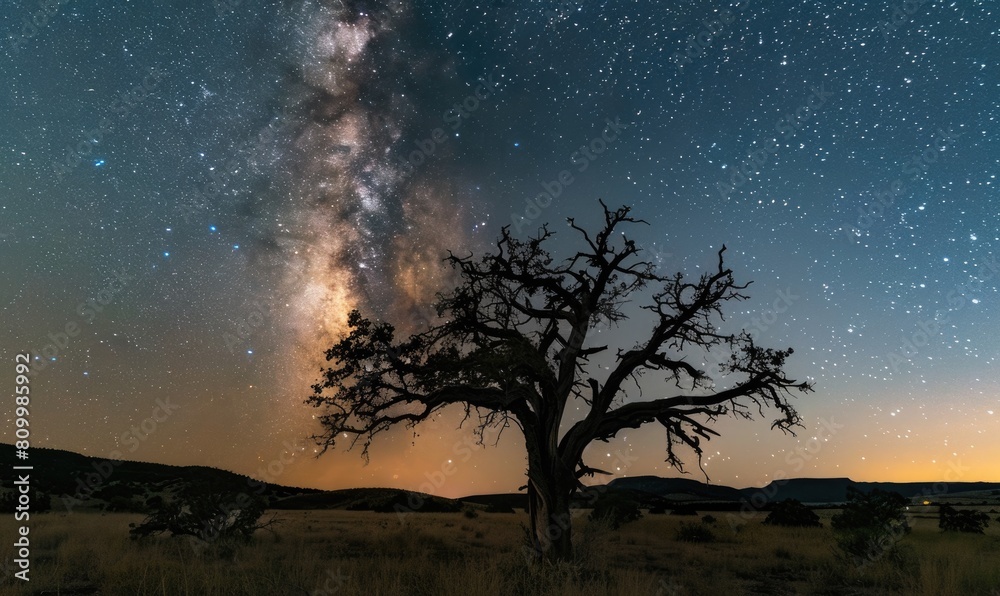 Cloudless night sky with a scattering of stars Cloudless night sky with a scattering of stars