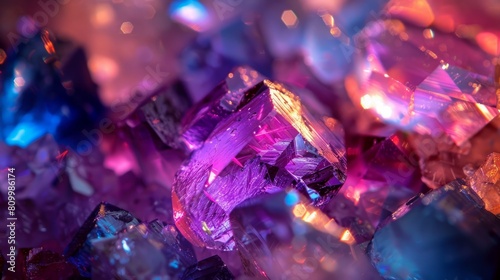 Closeup of gemstones generative ai © Kelly