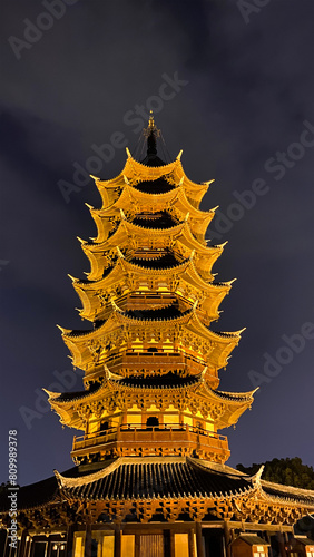Chinese temple roof Chinese Pagoda Chinese tower Oriental Tower Oriental Pagoda Traditional Chinese architecture 