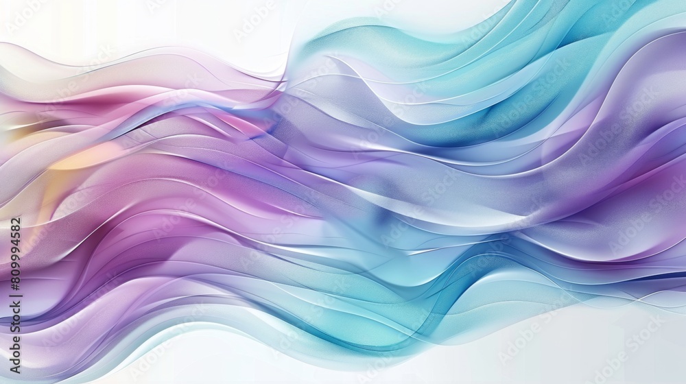 Abstract background with blue and purple waves in the style of vector presentation design, simple shapes, white background, light color theme, high resolution photography. Abstract background with blue and purple waves in the style of vector presentation design, simple shapes, white background, light color theme, high resolution photography.