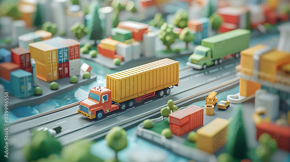 3D cute icon as Supply Chain Risk Manager Planning Logistics concept as A supply chain risk manager plans logistics to minimize risks associated with global distribution and suppli 3D cute icon as Supply Chain Risk Manager Planning Logistics concept as A supply chain risk manager plans logistics to minimize risks associated with global distribution and suppli