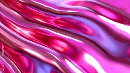  A tight shot of a pink-purple background featuring undulating waves at its top and bottom edges