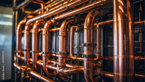 Efficient Heating, Copper Pipeline for Modern Boiler System