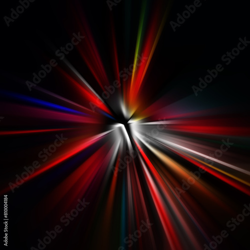 Colorful zoom motion effect. Abstract background. Color lines. Colored texture backdrop and banner. Multi color gradient pattern and textured wallpaper.