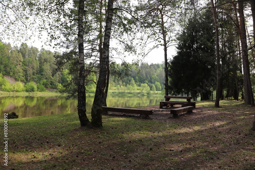 Park Regionalny Zakola Niemna  Litwa  - palenisko