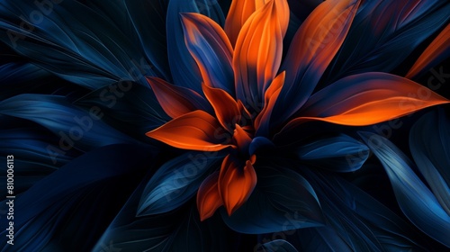 abstract background  dark blue and orange gradient  dark black gradient