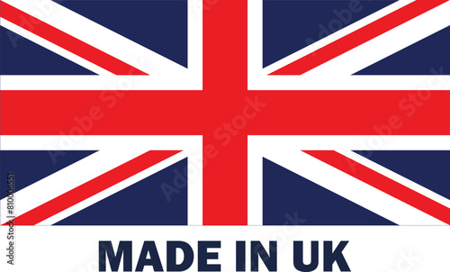 Made in UK, Made in England, Made in united Kingdom, Manufactured in Britain, Britain product icon, Made in Britain label