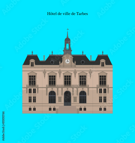 Hôtel de ville de Tarbes, France