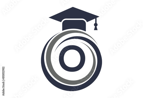 Low firm logo with latter O vector template, Justice logo, Equality, judgement logo vector illustration