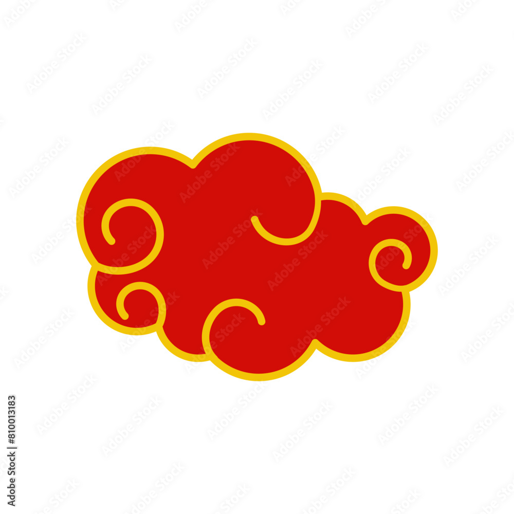 asian chinese cloud cartoon. japanese element, ornament china, graphic korean asian chinese cloud sign. isolated symbol vector illustration asian chinese cloud cartoon. japanese element, ornament china, graphic korean asian chinese cloud sign. isolated symbol vector illustration