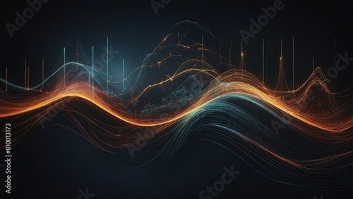 Line wave music sound one noise audio frequency icon signal podcast radio soundwave waveform volume art hand