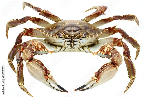 Crab isolated on white background, Clipping path included for easy extraction
