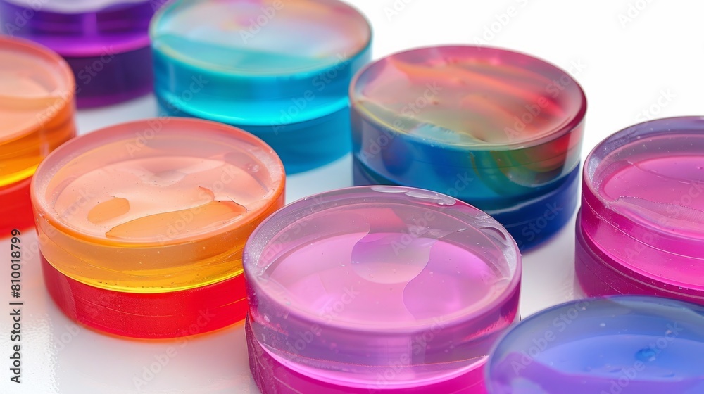 Round gradient colored soaps generative ai Round gradient colored soaps generative ai
