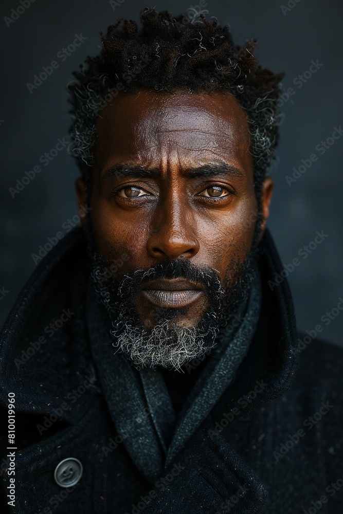 Dominant man portrait , high quality, high resolution