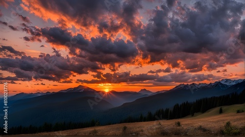 sunset-in-the-mountains © Arslan