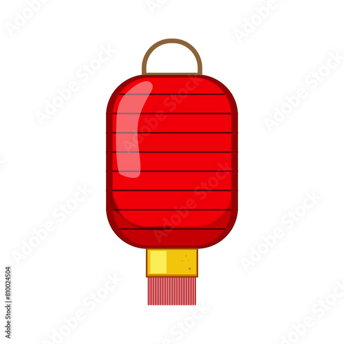 china chinese lamp cartoon. year new, red festival, decoration light china chinese lamp sign. isolated symbol vector illustration