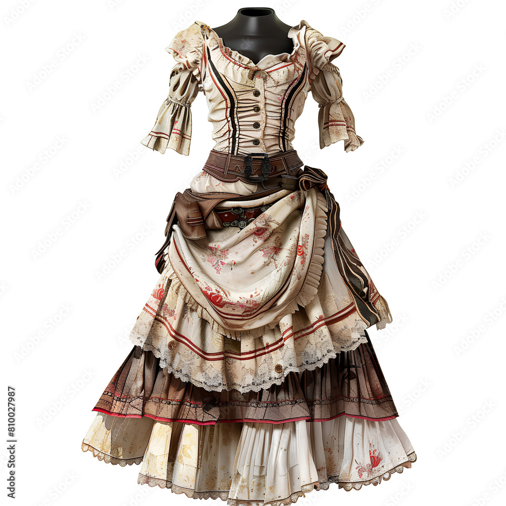 Eastern women's beautiful dress