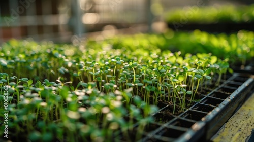Monitoring Microgreen Growth © selentaori