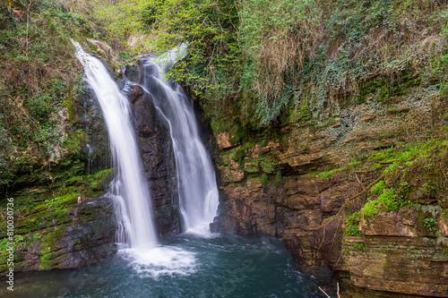 Molise, the waterfalls of Carpinone