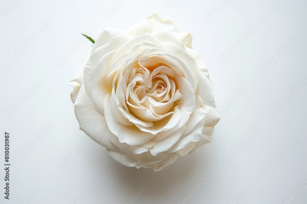 Fototapeta premium white rose isolated on a white background, cutout, cut-out, birthday, mothers day, wedding, 