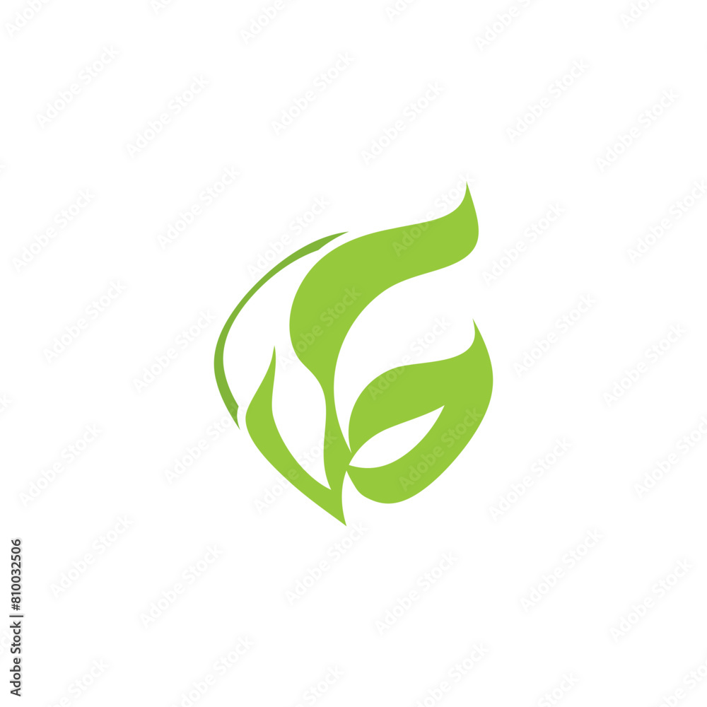 Leaf Nature Logo Design Template Vector