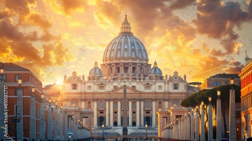 Famous places in Roma: the Vatican City . 8K
