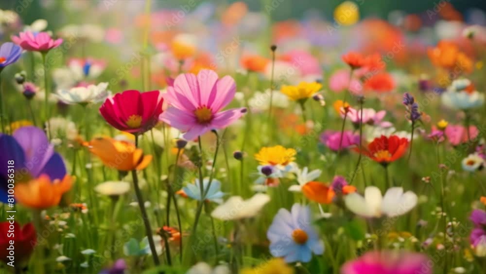 summer garden with a variety of colorful flowers in full bloom, summer garden with a variety of colorful flowers in full bloom,