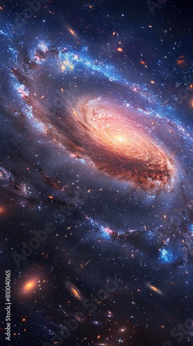 Breathtaking Celestial Panorama of Swirling Stars and Galaxies Capturing the Awe and Wonder of the
