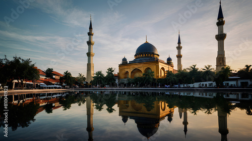 AI image generator mosque