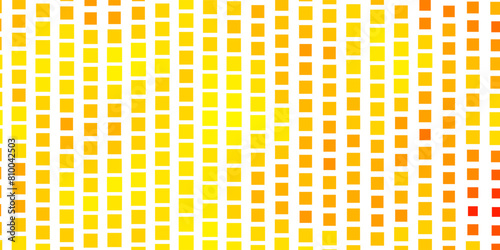 Light Orange vector pattern in square style.