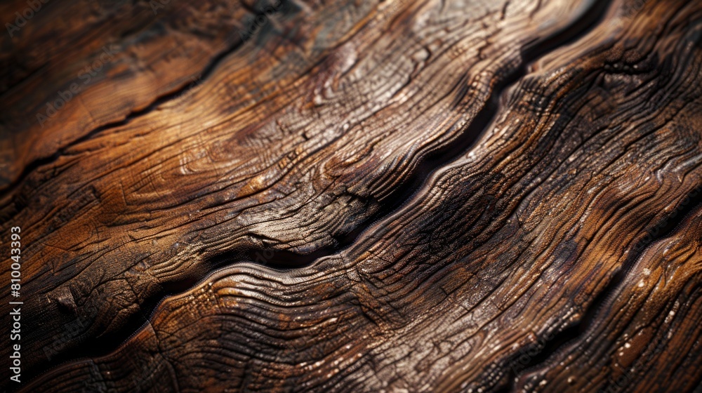 Detailed view of a piece of wood, suitable for backgrounds or textures Detailed view of a piece of wood, suitable for backgrounds or textures