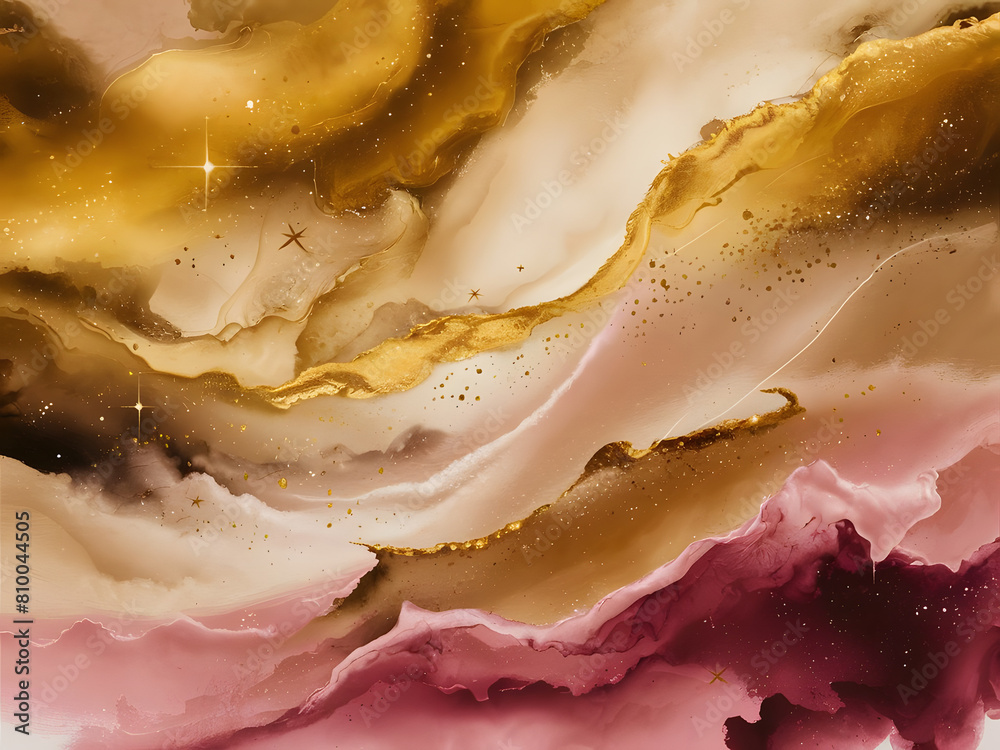 A mesmerizing alcohol ink painting that captures the essence of the cosmos A mesmerizing alcohol ink painting that captures the essence of the cosmos