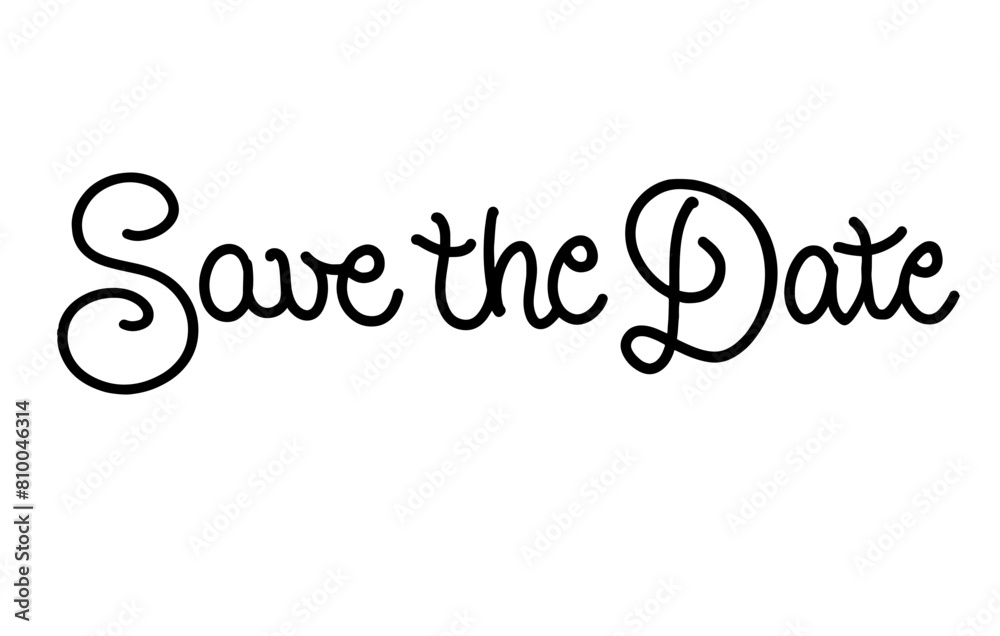 Monoline Lettering Save the Date. Font vector. Calligraphy script. Modern Line Handwritten typeface. Wedding day. Love couple. Monoline Lettering Save the Date. Font vector. Calligraphy script. Modern Line Handwritten typeface. Wedding day. Love couple.