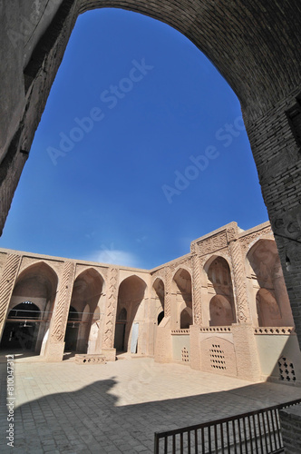 Konstfotografi Jameh Mosque of Nain in Iran