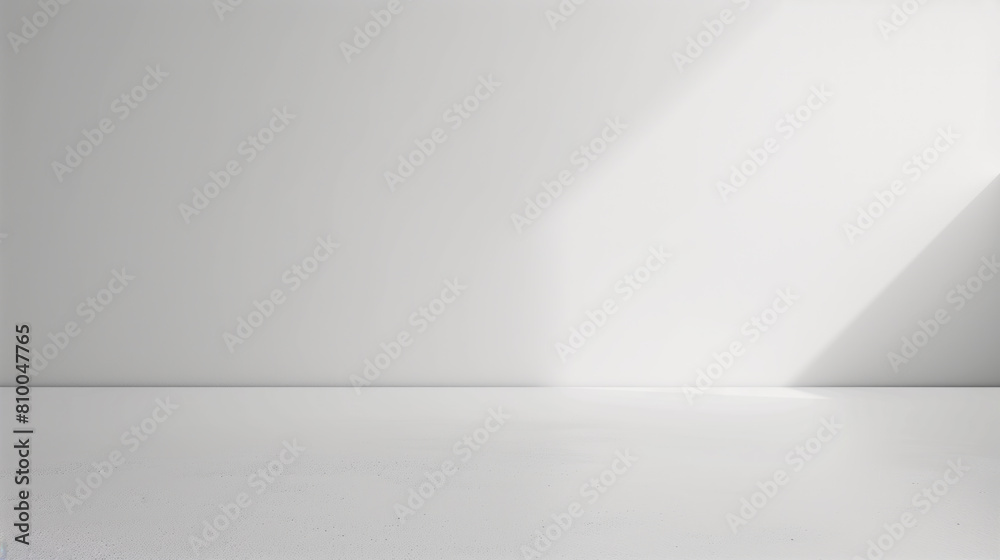 Bright white horizon of potential, abstract plain white background, Design for displaying product. 3D rendering Bright white horizon of potential, abstract plain white background, Design for displaying product. 3D rendering