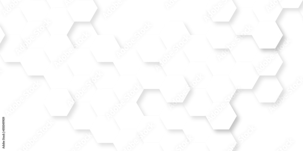 Abstract background with hexagons modern mesh cell. Abstract honeycomb cell hexagon background. Hexagon business geometric grid tile element. Technology futuristic hexagon metal texture.