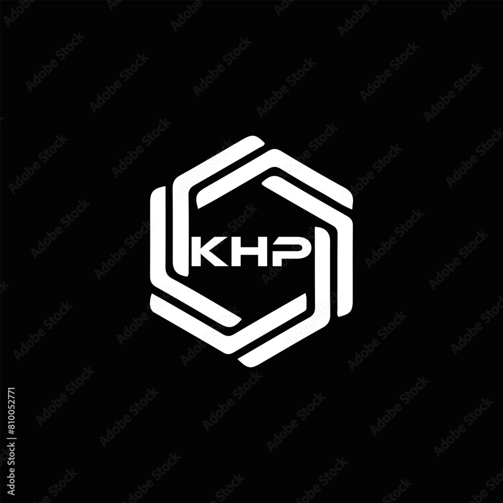 KHP et ,KHP logo. K H P design. White KHP letter. KHP, K H P letter logo design. Initial letter KHP letter logo set, linked circle uppercase monogram logo. K H P letter logo vector design.	