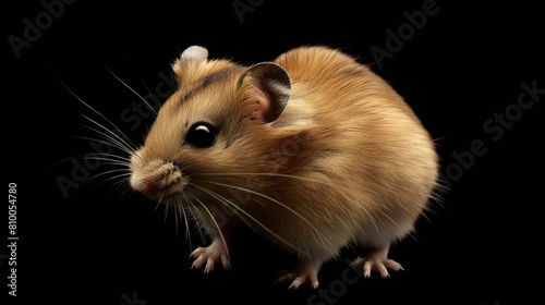 Adorable Chinese Hamster - A Furry Rodent Pet with Whiskers and Cute Appearance