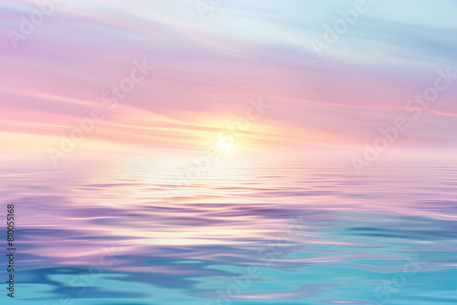 Soft pastel hues blending into one another, resembling a tranquil sunrise over a calm ocean, evoking serenity and wellness. Abstract background wallpapers