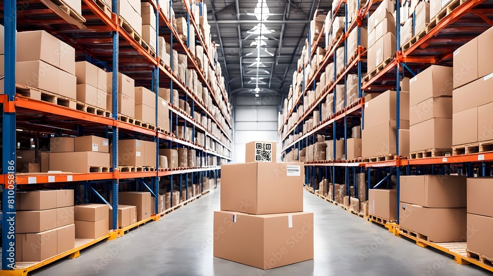 automatic-logistics-management-smart-packaging-into-the-warehouse-workflow-cardboard-box